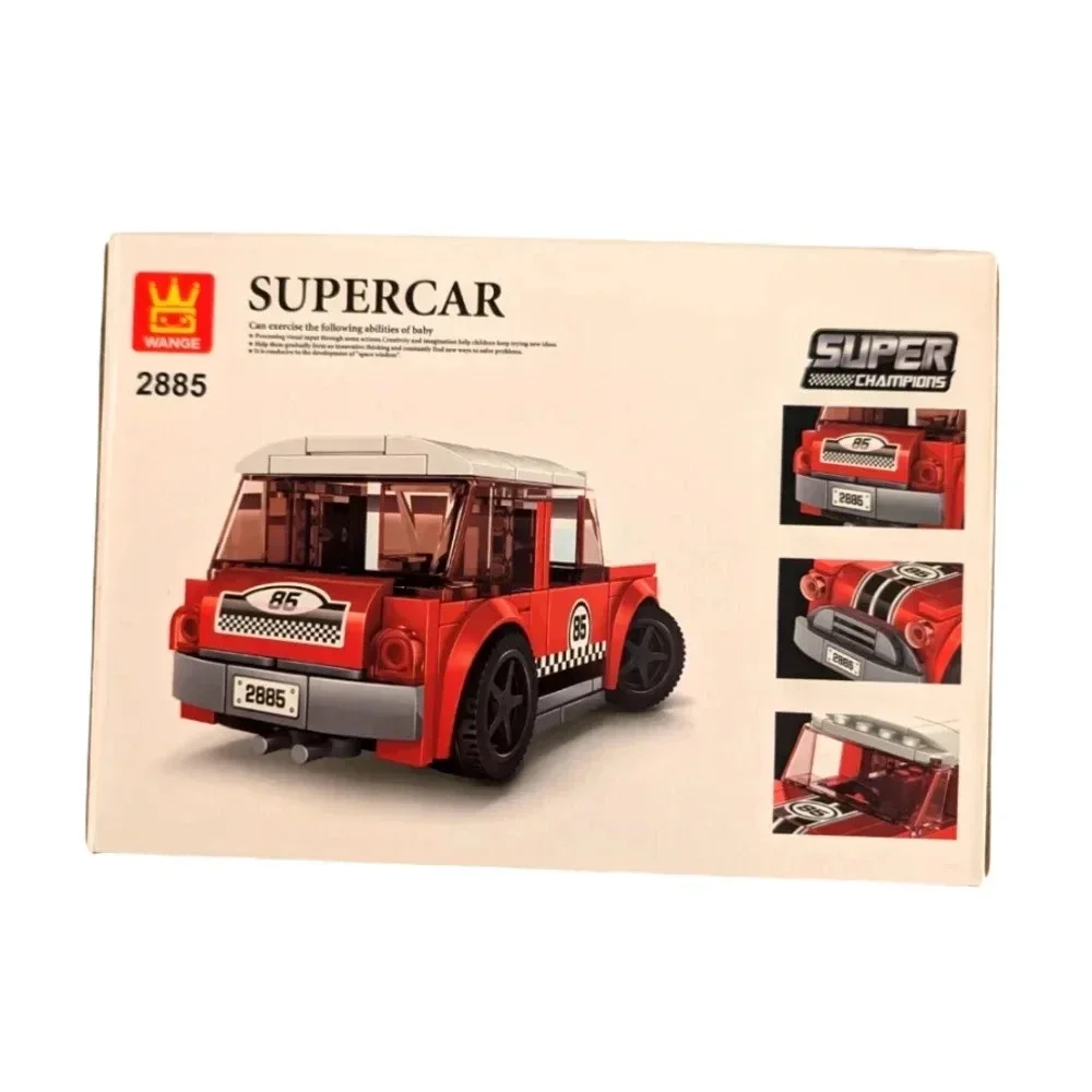 NWT Wange Supercar Building Blocks Toys Speed Racing Car Kit Collectible Age 6+
